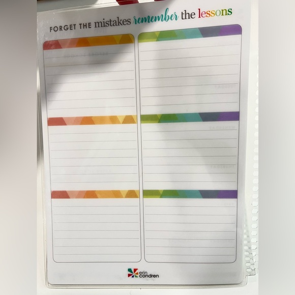 Erin Condren Planner Insert - Picture 3 of 4